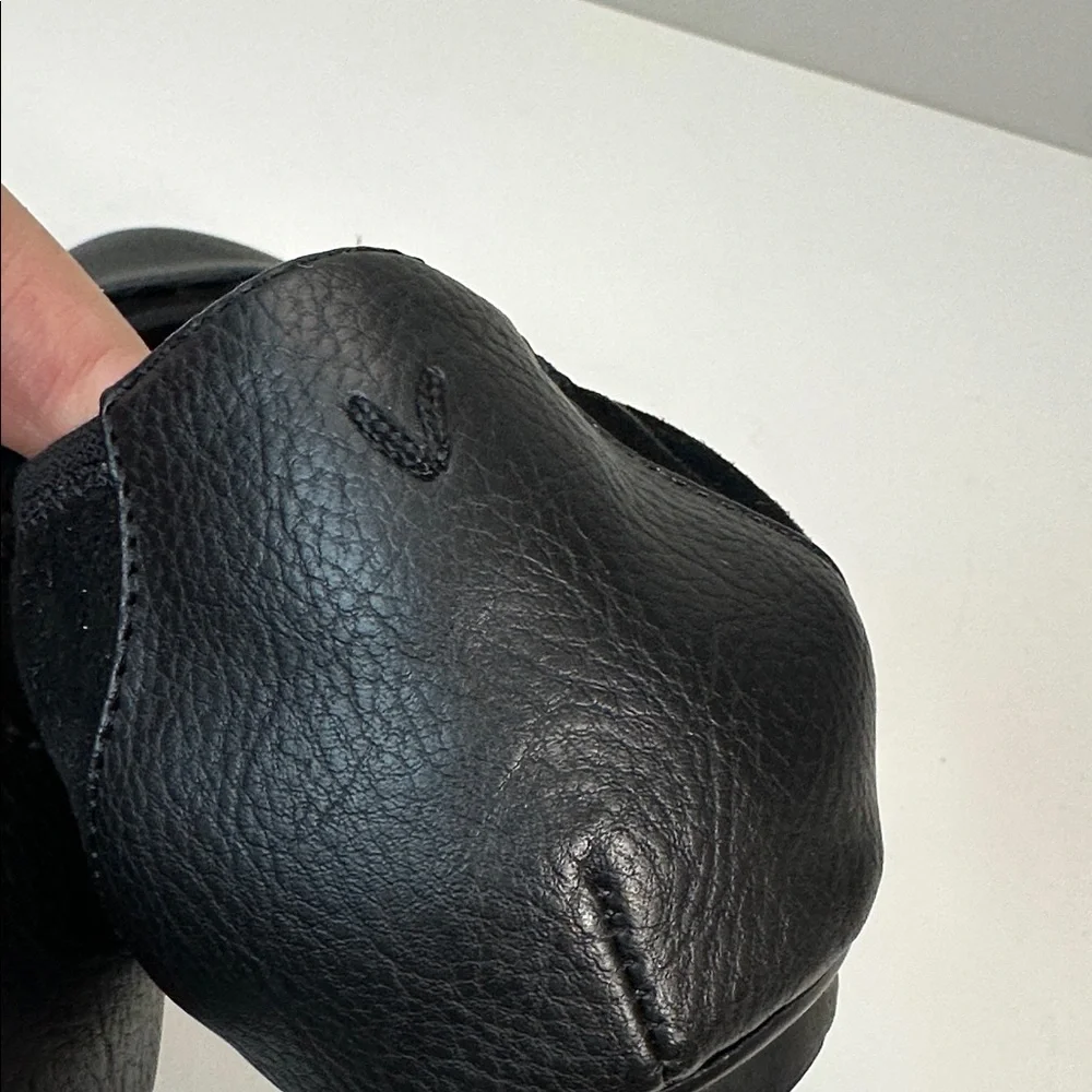 Vionic Prim‎ Tina Cap Toe Ballet Flats Black Size 8